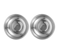 Veemoon Set 2 Vassoi in Acciaio Inox per Bilancia Elettronica, Piatti di Pesatura per Gioielli e Pietre Superficie Resistente, Adatti a Bilance da Cucina e Negozio