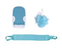 Veemoon Set 3 Asciugamani Esfolianti Per Bagno Palla Decontaminante Asciugamani Lunghi Spesso Per e Donne Della Pelle e L'uso in Doccia