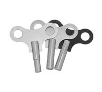 Veemoon Set 3 Chiavi Carica Orologi a Pendolo 3,8/4,4 Mm in Acciaio Robusto, Strumenti per Riparazione Meccanismi Orologi da Parete Vintage e Moderni, Accessori Compatti per