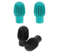 Veemoon Set 4 Copri-Silenzio per Bacchette in Silicone Smorzatori Sonori per Percussioni Punte per Esercitarsi Batteria Silenziosa Accessori Protettivi per Batteristi per Pratica a