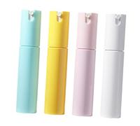 Veemoon Set 4 Flaconi Spray da Viaggio 30ml in Plastica Ricaricabili Color Pastello per Lozioni Cosmetiche, Bottiglie Erogatrici Compatte per Contenitori Trasparenti da Viaggio