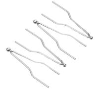 Veemoon Set 4 Punte per Pirografia in Filo Metallico per Penna Pirografica Punte di Ricambio Compatibili Modelli Lh30-Lh100 Resistenti al Calore e Riscaldamento Rapido per Incisione su