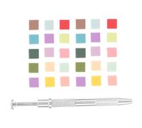 Veemoon Set 50 Spugne Morbide per Unghie 1cm Mini con Pinza in Metallo a 4 Artigli per Manicure Nail Art Sfumata Portatile per Uso Professionale e Uso Quotidiano