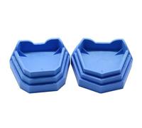 Veemoon Set 6 Pezzi Basi Modello Gesso per Laboratori Odontotecnici, Vassoio per Modelli Dentali Resistente, Strumento Clinico Pratico per Uso Professionale