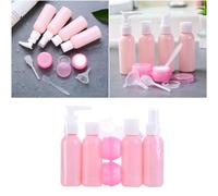 Veemoon Set 6 Pezzi Flaconi da Viaggio Portatili per Lozione, Shampoo e Crema, Bottiglie Vuote Ricaricabili Tappo a Ribalta, Contenitori Cosmetici Anti-perdita per Viaggi e Utilizzo