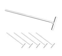 Veemoon Set 6 Pezzi Spargitori in Vetro Resistenti Alte Temperature per Colture Cellulari, Diffusore Inoculazione Laboratorio Microbiologia su Piastra Agar