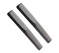 Veemoon Set da 10 Pettini Antistatici per Chioma in Plastica, Pettine per Taglio Denti Dritti di Varie Densità, Strumenti Professionali per Saloni, Hotel e Uso Quotidiano