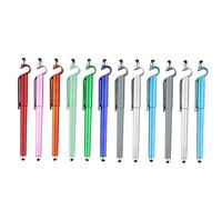 Veemoon Set Da 12 Penne Gel Touch Screen Supporto Per Cellulare, Multiuso Per Ufficio e Studenti, Punta 0.5mm, Materiali As e Abs, Colori Assortiti