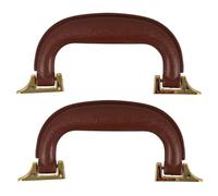 Veemoon Set Da 2 Maniglie Di Ricambio Per Valigie e Borse Da Viaggio, Impugnature Antiscivolo in Plastica Resistente, Sostituzione Della Maniglia Del Bagaglio Per Uso Quotidiano e Fai Da Te