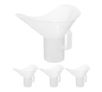 Veemoon Set da 4 Bicchieri Portatili per Lavaggio Oculare in Plastica, Coppa Didattica per Lavaggio degli Occhi, Accessori Scuola Primaria e Secondaria per Unità Lavaocchi di Emergenza