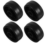 Veemoon Set da 4 Pezzi di Rulli in Plastica per Attrezzature Sportive, Ruote Mobili Resistenti per Tapis e Allenamento a Casa