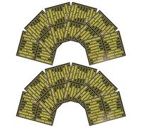 Veemoon Set da 40 Etichette Adesive per Organizer Cassetta degli Attrezzi, Etichette di Marcatura Nere per Classificazione Utensili in Garage e Officina, Adesivi Identificativi