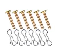 Veemoon Set da 6 Perni di e Facile Trasporto in Inossidabile Accessori Resistenti Protezione Scatola Ingranaggi per Turbina da per Spazzaneve