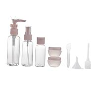 Veemoon Set Da 8 Flaconi Per Trucco Da Viaggio Vuoti 50ml Bottiglie Per Lozione Spray Resistenti e Portatili Per Shampoo Cosmetici Con Imbuto Contagocce Per Uso Quotidiano e Viaggi