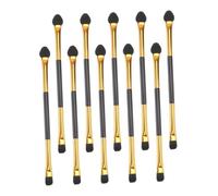 Veemoon Set di 20 Pennelli per Ombretto Bifacciale Setole Morbide, Accessori Trucco Occhi Professionali per Make Up Femminile Quotidiano e Artistico