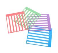 Veemoon Set di 4 righelli per Pittura con Diamanti, Strumenti per Pittura | Righello guida per pittura con strass, strumento di allineamento per , accessorio per hobby e artigianato.