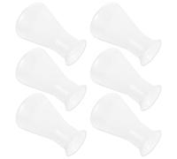 Veemoon Set di 6 Contenitori da Laboratorio in Plastica PP da 100 Ml Contenitori Conici di Erlenmeyer Graduate per Misurazioni Precise e Manipolazione Sicura in Ambito Scientifico e