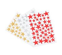 Veemoon Set Di Adesivi Decorativi Da Parete Adesivi A Forma Di Stella A 5 Punte in Pvc Ecologici