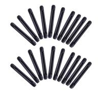 Veemoon Set di Copri Estremità per Occhiali in Silicone Antiscivolo Nero, Custodie per Aste Leggere e Resistenti, per Sport All'aperto e Corsa