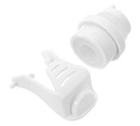 Veemoon Set Parti di Ricambio per Dispenser Dentifricio Automatico a Pompa Vuoto, Accessori Spremiagrumi da Parete Asta Spingi da 3cm e Pompa da 3.5cm, Kit Riparazione Fai da Te per Bagno
