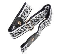 Veemoon Sottile Fibbia per Jeans e Invisibile Accessorio Unisex per Design Comfortevole e Leggero Stampato