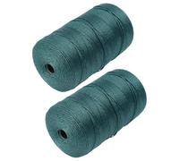 Veemoon Spago per Reti da Pesca in Nylon 24 Fili 2 Pezzi - Corda da Pesca Intrecciata Resistente per Riparazione Reti in Acqua Salata e Dolci Acque - Filo Nylon per Riparazioni Portatile