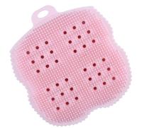 Veemoon Spazzola da Bagno in Silicone Rosa per Massaggi alla Schiena Spazzola Posteriore Esfoliante Denti Morbidi Asciugamano Doccia Multiuso per Cura della Pelle e Pulizia Profonda