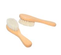 Veemoon Spazzola da Bagno per Setole Morbide in Fibra Naturale e Manico in Legno Spazzola Doccia per Massaggio Corpo Detergente Delicato per Sensibile per Ragazzi e Ragazze