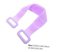Veemoon Spazzola Esfoliante in Silicone Doppia Faccia per Doccia Striscia Lunga per Schiena con Doppio Antiscivolo Rimuove Cellule Morte e la Adatta Pulizia Profonda Quotidiana