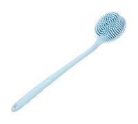 Veemoon Spazzola Per La Schiena Manico Lungo in Silicone, Scrub Esfoliante Corpo, Spazzola Da Bagno Doppia Faccia, Morbida e Resistente, Accessorio Per La Doccia Quotidiana
