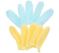 Veemoon Spazzolini da Denti per Cani da Dito Set da 10 Pezzi in Poliestere Resistente per Cuccioli e Animali Domestici, Facile da Indossare, Rimuove Tartaro e Riduce Infezioni Orali,