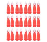 Veemoon Spazzolino da Denti Manuale Morbido per Adulti Punta Dita Mini Spazzolino Sicuro per Carceri e Centri di Detenzione Confezione da 100 Pezzi per Igiene Orale in Ambienti