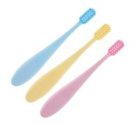 Veemoon Spazzolino per Bambini Setole Morbide 6 Pezzi in 2 Set, Manico Portatile Antiscivolo in Pp e Pbt per L'igiene Orale la Pulizia dei Primi Dentini