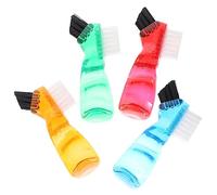 Veemoon Spazzolino Per Dentiera Doppia Testa 4 Pezzi Multifunzionale Mini Per Igiene Orale Protesi Plastica