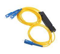 Veemoon Splitter Ottico Per Cavo Fibra Ottica Design -and-play Alta Durabilità e Basso Riflessione Per Connessione Tv e Console Di Gioco