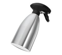 Veemoon Spruzzatore Uniforme in Inossidabile e Acciaio per Olio Nebulizzazione Fine Formato Portatile Elegante Bottiglia Spray Resistente Argento per Giardinaggio e Patio
