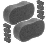 Veemoon Spugna Spolverino Per Collo 10 Pezzi, Spazzola Per Spolverare Chioma Impugnatura Ergonomica, Spugna Morbida Delicata Per Barbieri e Uso Professionale in Saloni e a Casa