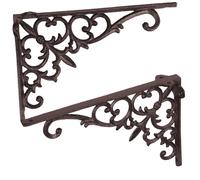 Veemoon Staffa per Mensole in Ferro Nero 2 Pezzi Design Decorativo Angolare Diritto Supporto Versatile per Risparmio Spazio in Soggiorno e Camera da Letto