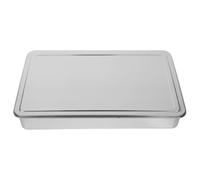 Veemoon Stainless Steel Rectangle Baking Pan With Lid Airtight Storage For Toaster Oven Cakes Casseroles Picnics And Parties