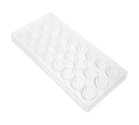 Veemoon Stampo per Cioccolato a Forma di Conchiglia in Plastica Ps, 24 Cavità, Riutilizzabile, per Cioccolatini Fatti in Casa e Decorazioni per Feste