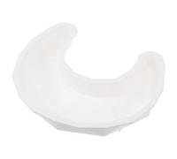 Veemoon Stampo per Torta Mousse in Silicone Forma Luna Bianco Grande per Dolci Te Adatto per Casa Pasticceria Ristorante e Dessert Shop