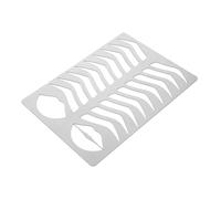 Veemoon Stencil Sopracciglia in Acciaio Riutilizzabile per e Modellatura Stampino Multifunzione per Adatto Diversi Stili e Volti Strumento per