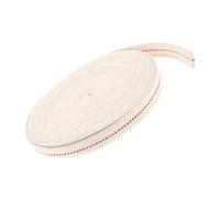 Veemoon Stoppino in Cotone per Lanterna a Cherosene 12 CM X 10 M Rotolo Stoppino Piatto per Lampade a Olio e Bruciatori di Candele Ricambio per Lampade a Paraffina e Illuminazione