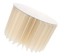 Veemoon Supporto Cilindrico Bianco per Feste e Matrimoni Piedistallo Rotondo Pieghevole in Carta Tavola Acrilica Alzata per Dolci e Decorazioni da Tavolo Stabile e Riutilizzabile per