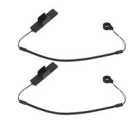 Veemoon Supporto Penna con Clip e Cinturino Retrattile Elastico 60 CM Set 2 Pezzi con Cordino Anti-Perdita per Tablet e Portablocco Organizzazione Penne per Ufficio e Professionisti