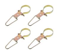 Veemoon Supporto per Estintore in Metallo 4 Pezzi Ganci Triangolari, Staffa da Parete per Garage, Officina e Auto, Fissaggio Stabile per Estintore Portatile e Decorazione Murale