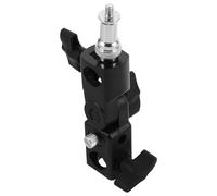 Veemoon Supporto per flash: adattatore per montaggio flash, supporto per luce con supporto per riflettore a ombrello, morsetto per treppiede regolabile per riflettore e fotografia.