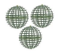 Veemoon Supporto per Palline Topiaria in Plastica 20 CM Porta Piante Artificiali da Giardino Set 3 Pezzi per Decorazioni Matrimonio Casa e Cortile