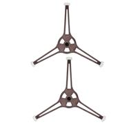 Veemoon Supporto per Piatto Girevole Microonde Triplo Braccio Base Rotante 3 Ruote Set 2 Pezzi Compatibile Vassoio in Vetro Accessorio per Riparazione e Prolungamento Colore Casuale