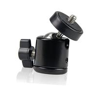 Veemoon Supporto Testa Sferica per Fotocamera Attacco Vite 1/4, Set 5 Pezzi per Treppiede Smartphone, Base Ammortizzante in Metallo Leggero e Portatile per Accessori Foto e Video